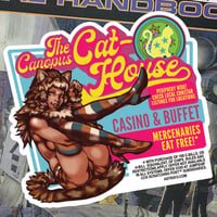 Blue Canopus Cat House 5 " x 4.5" die-cut vinyl sticker!