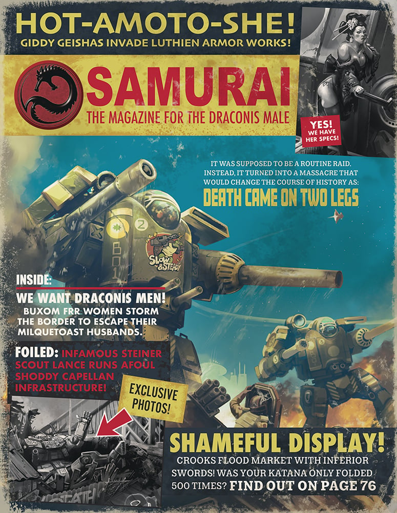 Image of Samurai magazine cover! 