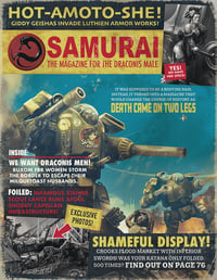 Samurai magazine cover! 