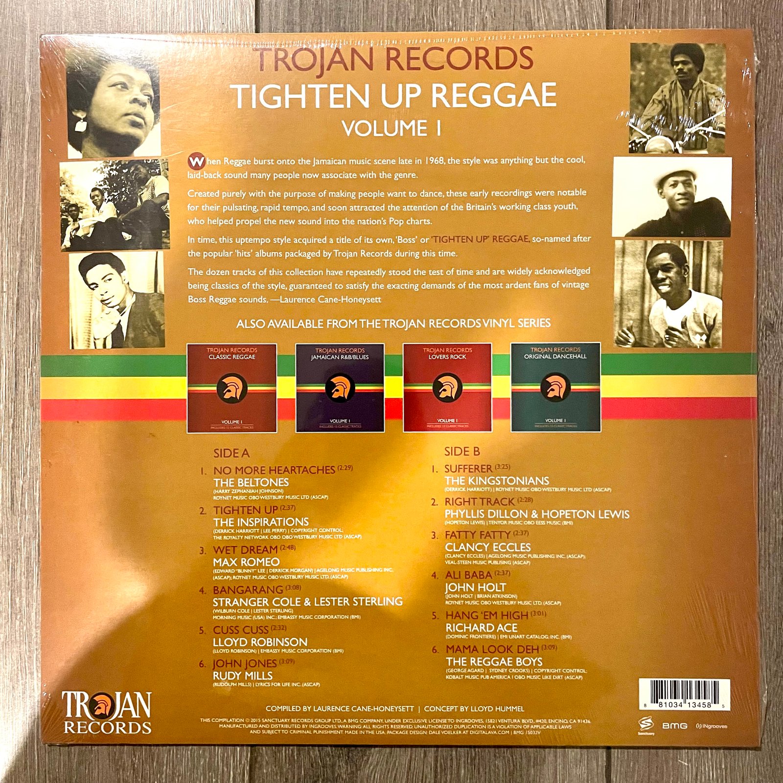 Trojan Records - Tighten Up Reggae Vinyl LP | Cali Vibes Clothing