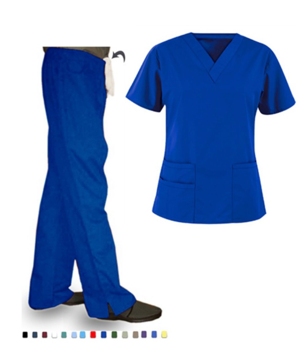 Image of Classic Scrub Set Black