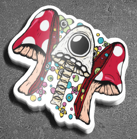 Dissect A Shroom  Sticker