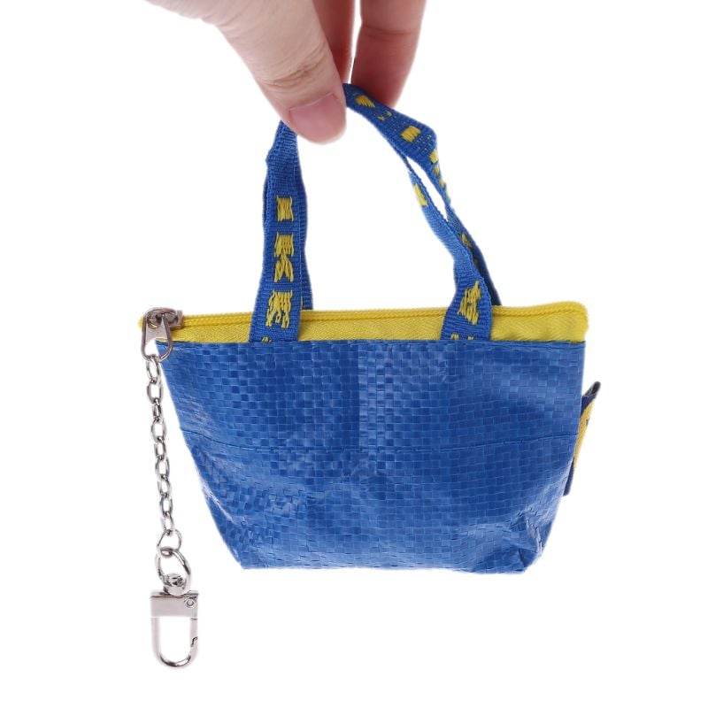 IKEA Mini Shopper AirPods Coin Keychain KNÖLIG | Mini, Small bag, Coin purse