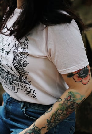 Image of My Deer Organic T-Shirt ~ White