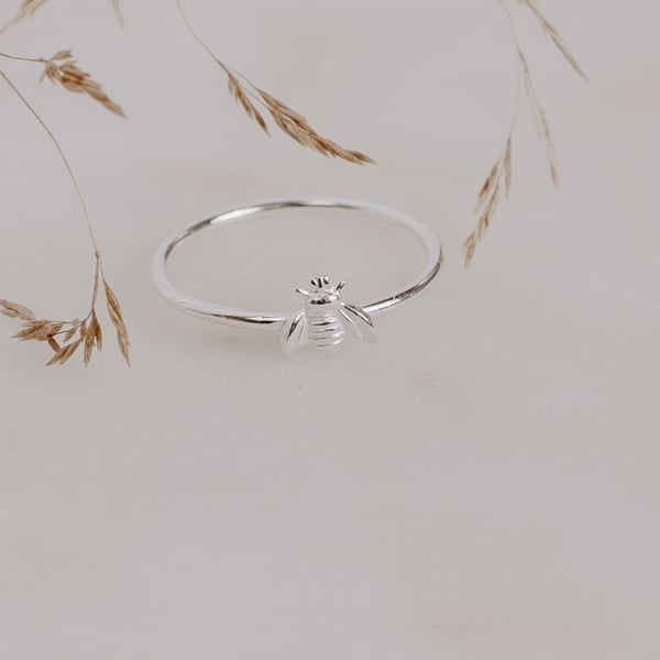 Image of Bee Stacking Ring