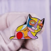 Image 2 of CAT ARTIST SERIES: PICASSO CAT PIN