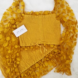 Image of Lyssa 2 Piece Set (mustard)