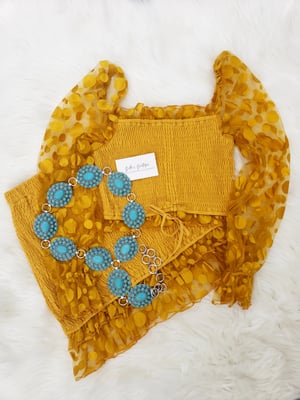 Image of Lyssa 2 Piece Set (mustard)