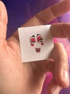 Classic Grumble small round sticker 