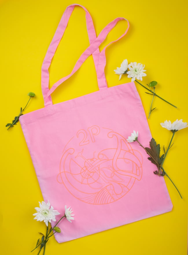 Abú 2p Tote Bag - Pink