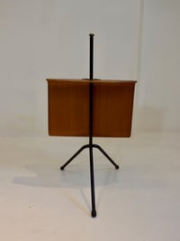Image 3 of Bent Plywood Magazine Holder on Metal Frame, Italy 1950s
