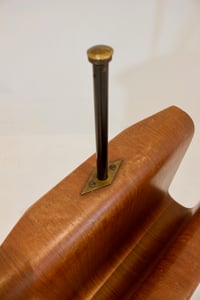 Image 5 of Bent Plywood Magazine Holder on Metal Frame, Italy 1950s