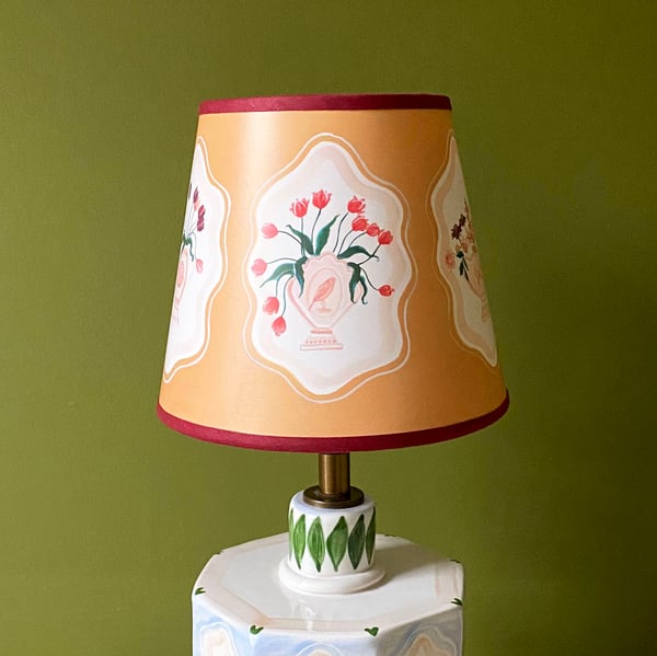 Image of Yellow Tulip Mania Lampshade