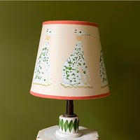 Image 1 of Green Whippet Lampshade
