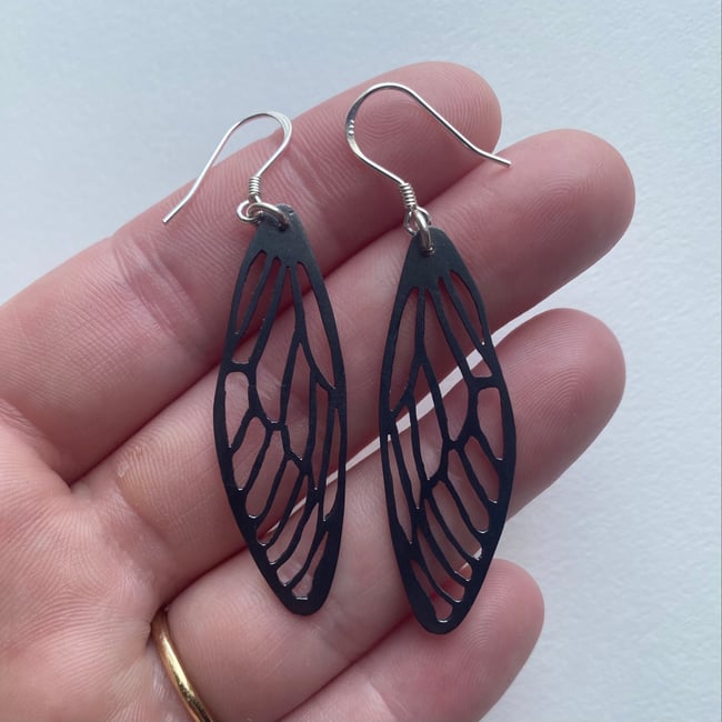 Cicada Wing Earrings