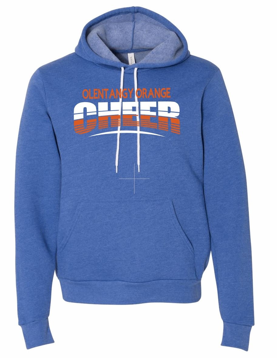 Image of Orange Cheer Unisex Hooded Sweatshirt