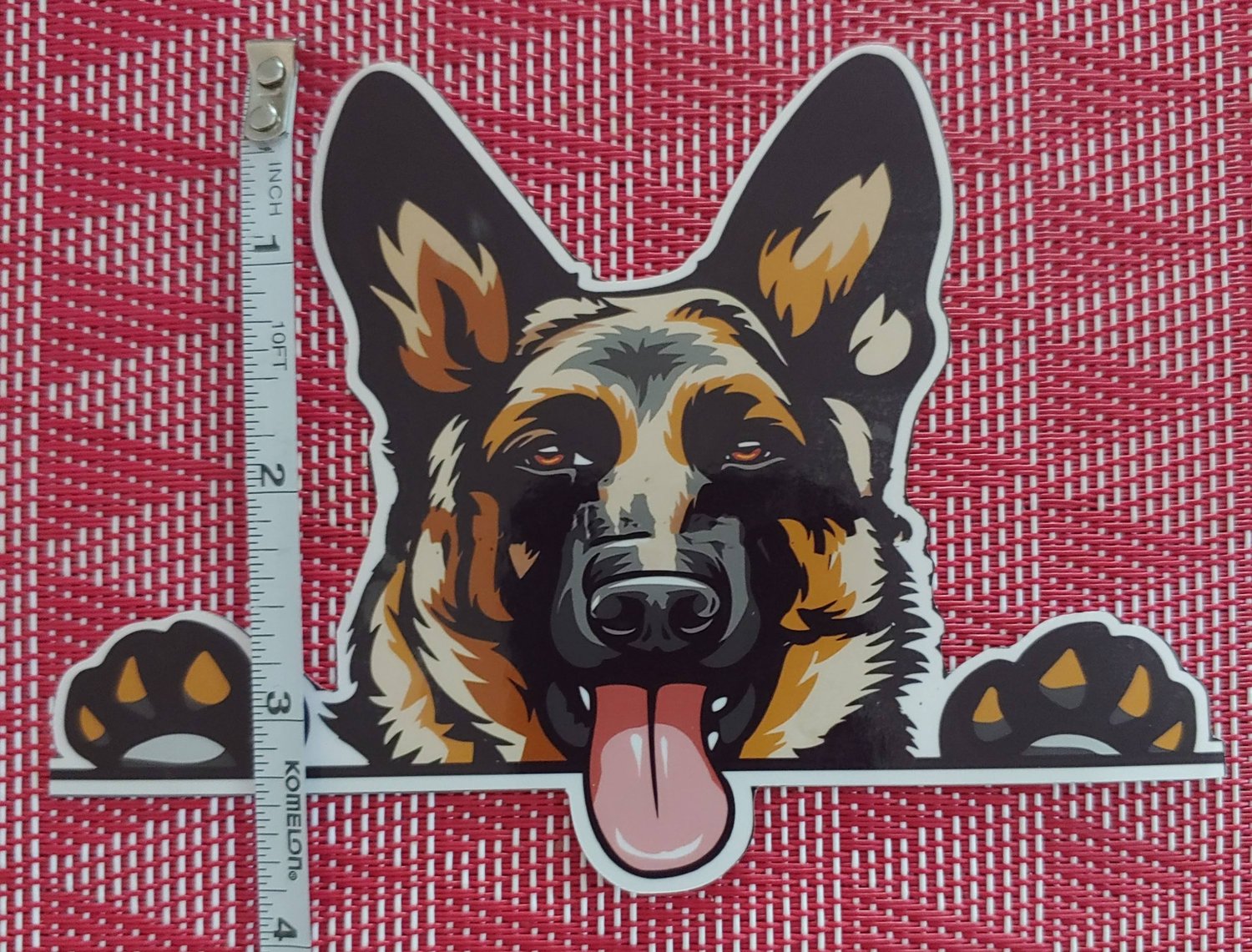 Image of cute German shep  sticker.