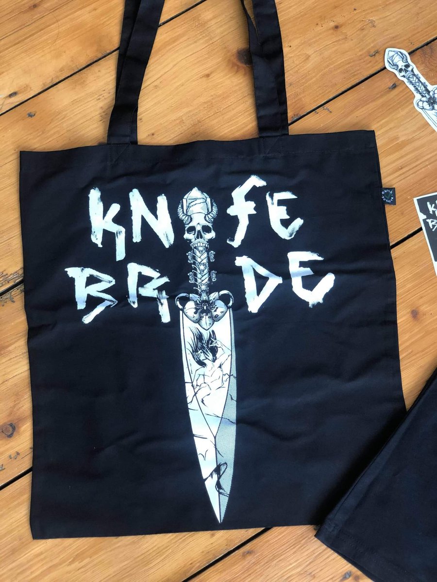 SKULL KNIFE TOTE BAG | KNIFE BRIDE