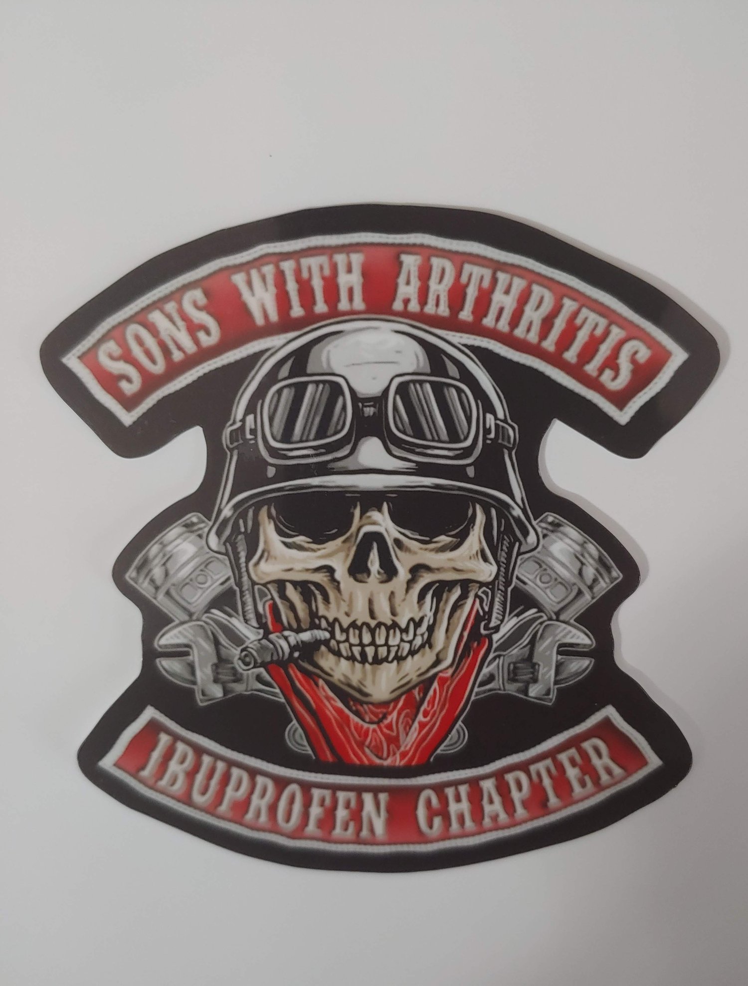 Image of funny sons of arthritis stickers.