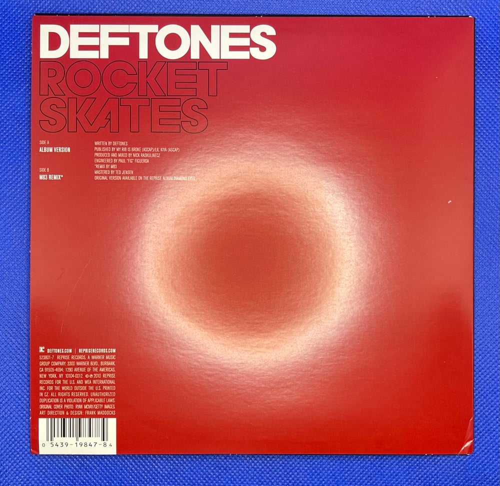 Deftones - Rocket Skates 2010 7” 45rpm
