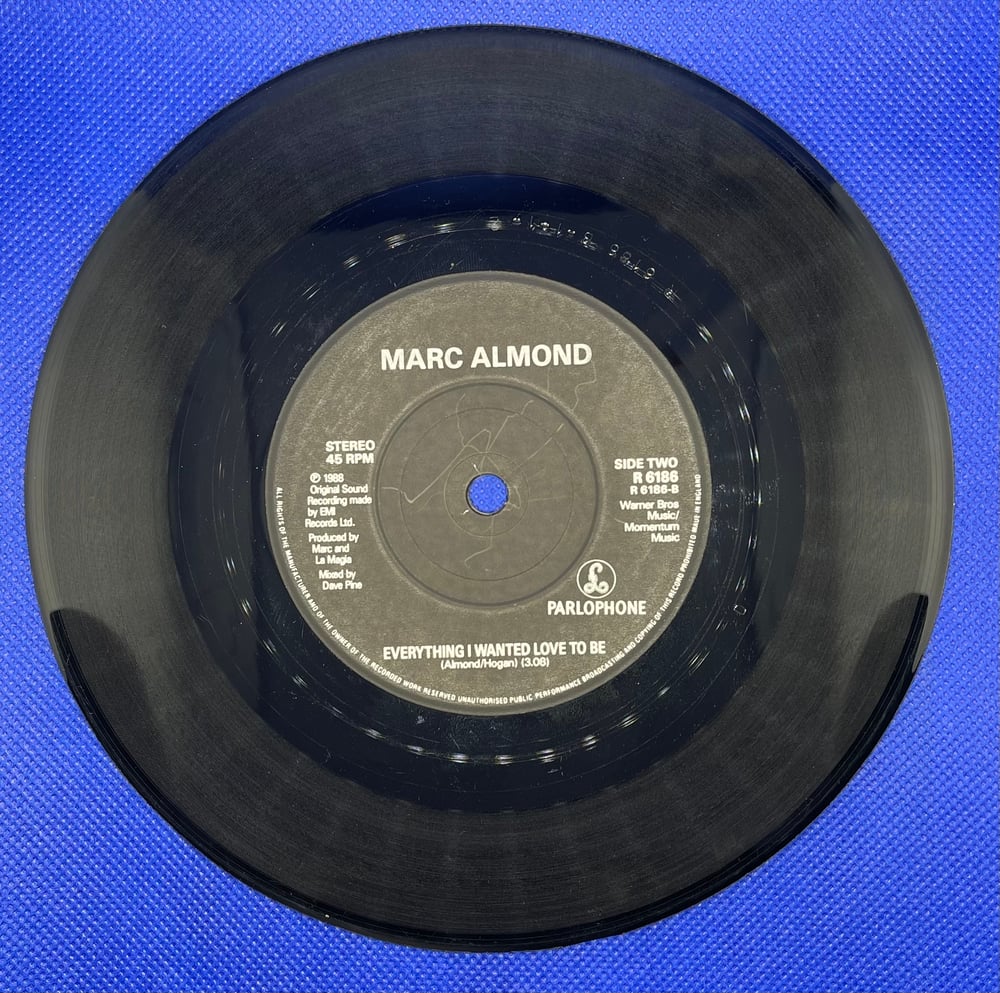 Marc Almond - Tears Run Rings 1988 7” 45rpm