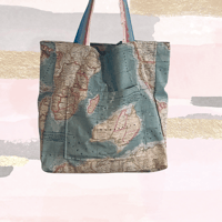 Image 1 of Map tote bag