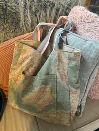 Image 3 of Map tote bag