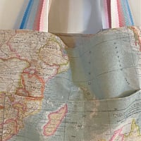 Image 2 of Map tote bag