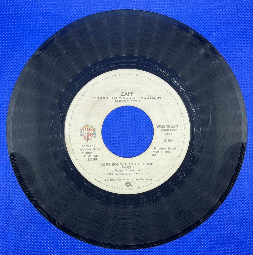 Zapp - More Bounce to the Ounce 1980 7” 45rpm