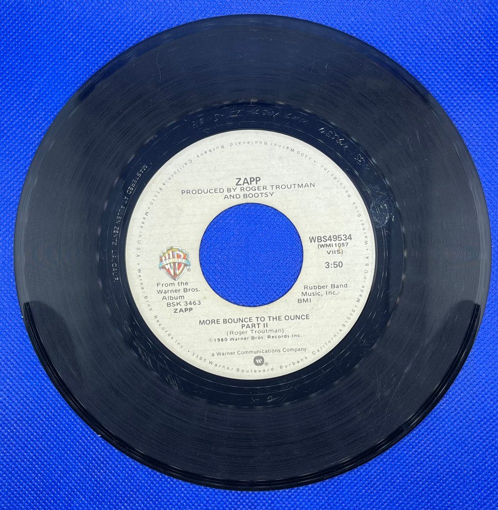 Zapp - More Bounce to the Ounce 1980 7” 45rpm