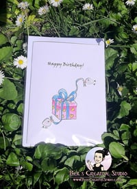 Image 4 of Happy Birthday Sea Glass Card