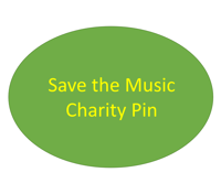 Image 2 of Save the Music Charity Pin