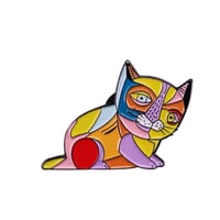 Image 1 of CAT ARTIST SERIES: PICASSO CAT PIN