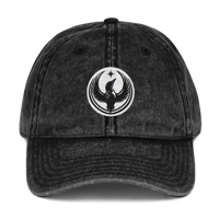 Image 1 of Vintage Cotton Twill Cap - White Rebel Loon