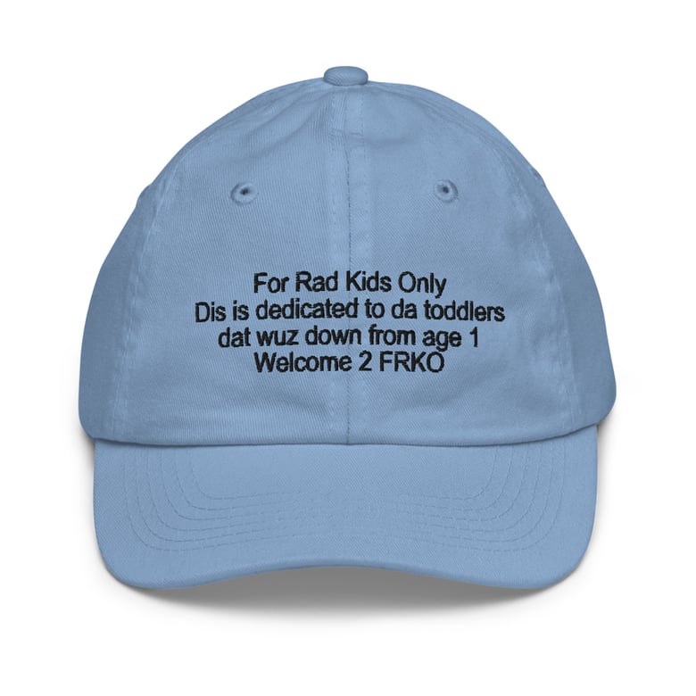 Image of For Rad Kids Only hat