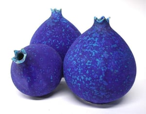 Image of Blue Porcelain Pommegranet