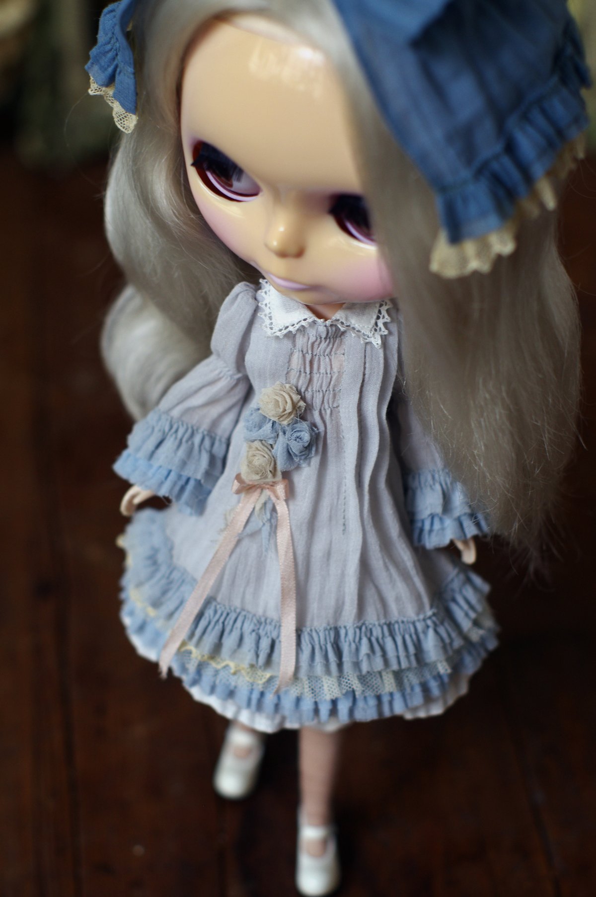 Image of "Clara Blue" dress set
