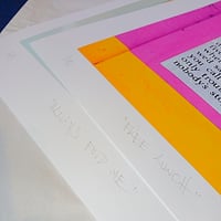 Image 5 of Poetry Flypost - A3 Giclee print