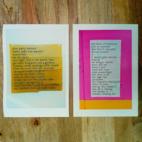 Image 1 of Poetry Flypost - A3 Giclee print