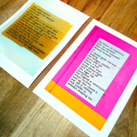 Image 4 of Poetry Flypost - A3 Giclee print
