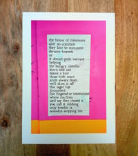 Image 3 of Poetry Flypost - A3 Giclee print