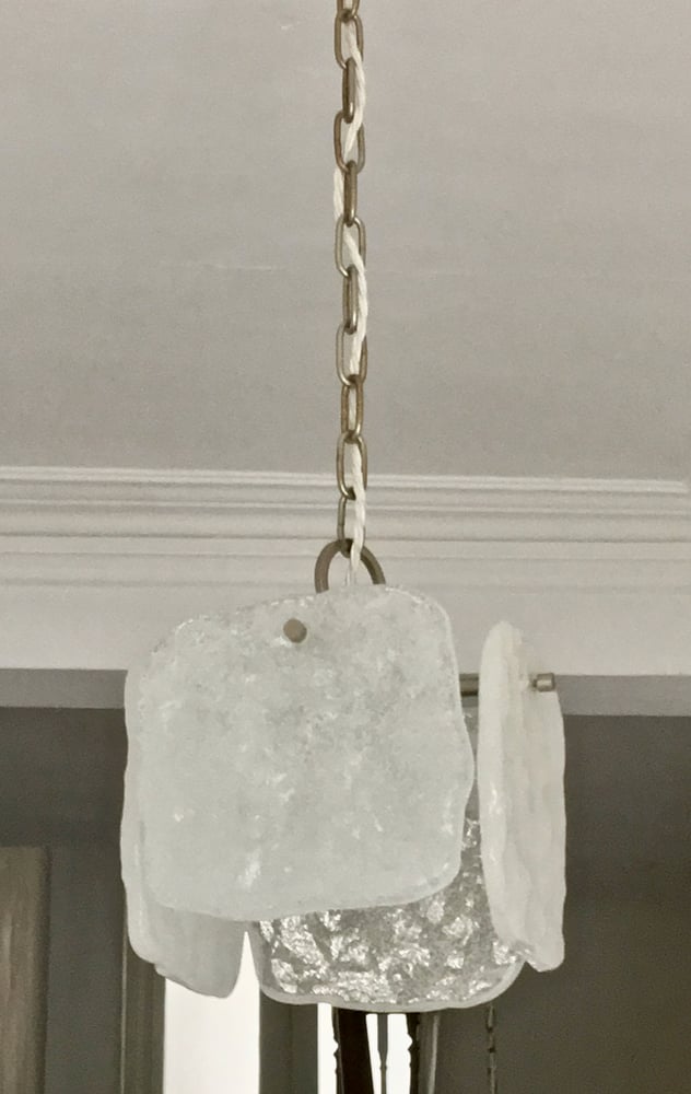 Image of Foam Glass Pendant Light by Kalmar, Austria (2 available)