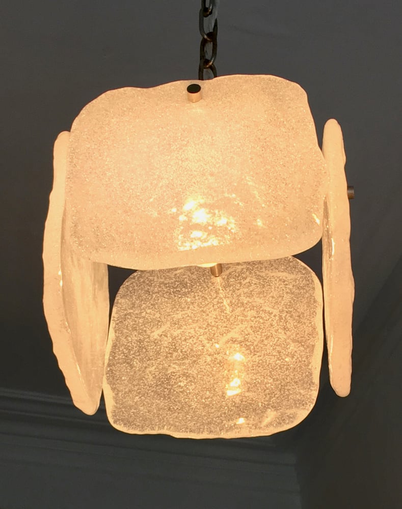 Image of Foam Glass Pendant Light by Kalmar (2 available)