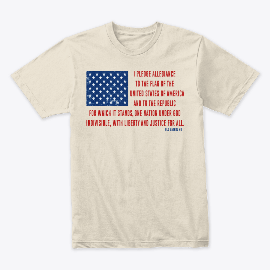 Image of PLEDGE OF ALLEGIANCE FLAG TEE