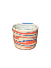 Image 1 of Mango and Blue Porcelain Cup