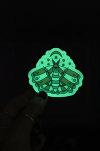 Image 2 of Glow n’ the Dark Pastel Moth