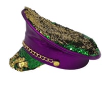 Sequin captain hat 