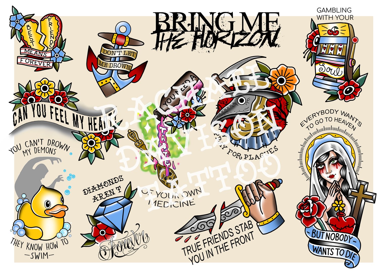 Image of Bring me the horizon flash sheet!