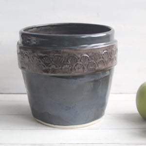 Image of Reserved for Kara - Custom Extra Large Utensil holder in Modern Rustic Glaze