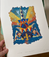 SALE: iasw France & Little wooden head (8.5 x 11 prints)
